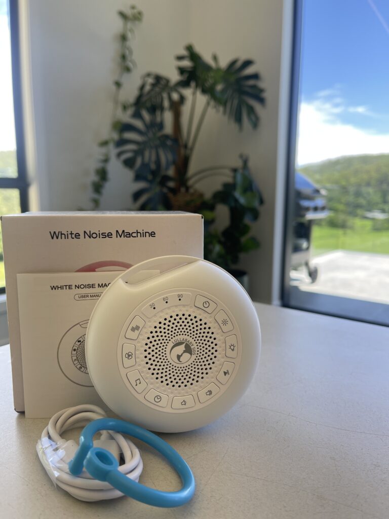 Lullababy SOS Sleep Sound Machine on Table 